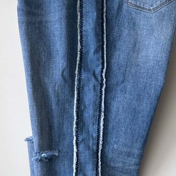 Gently Worn Distressed Dear John Erin Slim Straight HIGHDRIVE Jeans - Picture 12 of 16